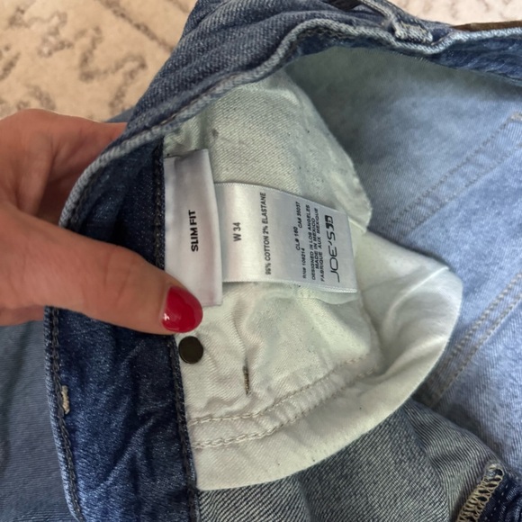 Joe's Jeans Men's Blue Distressed Jeans - Picture 2 of 3